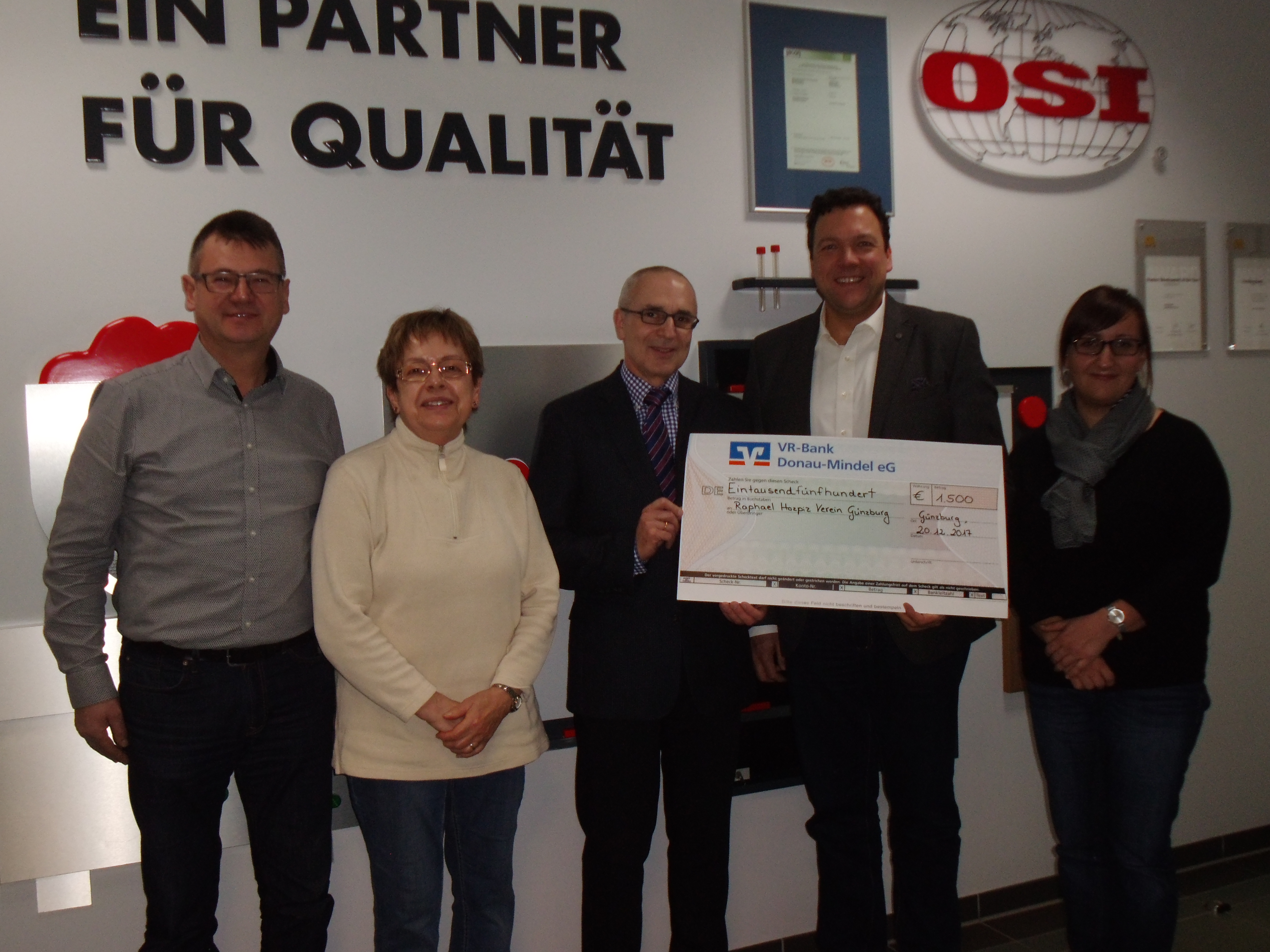 OSI Food Solutions Germany spendet an den RHV
